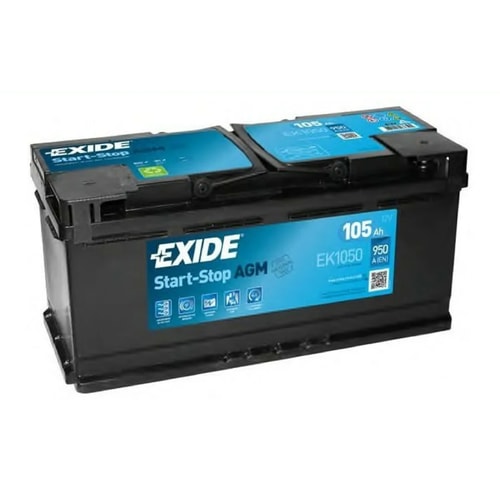 12V 105Ah Exide AGM Start-Stop Standard R+